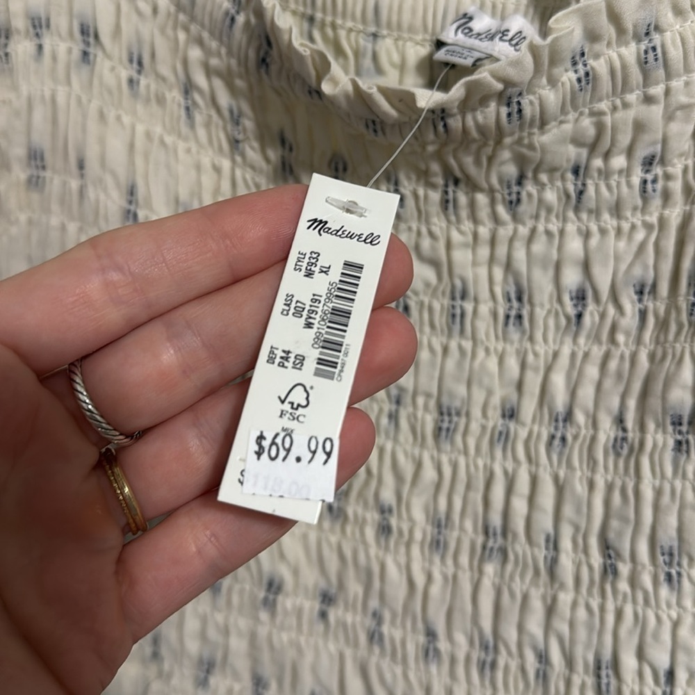 Nwt Madewell dress - Picture 3 of 5